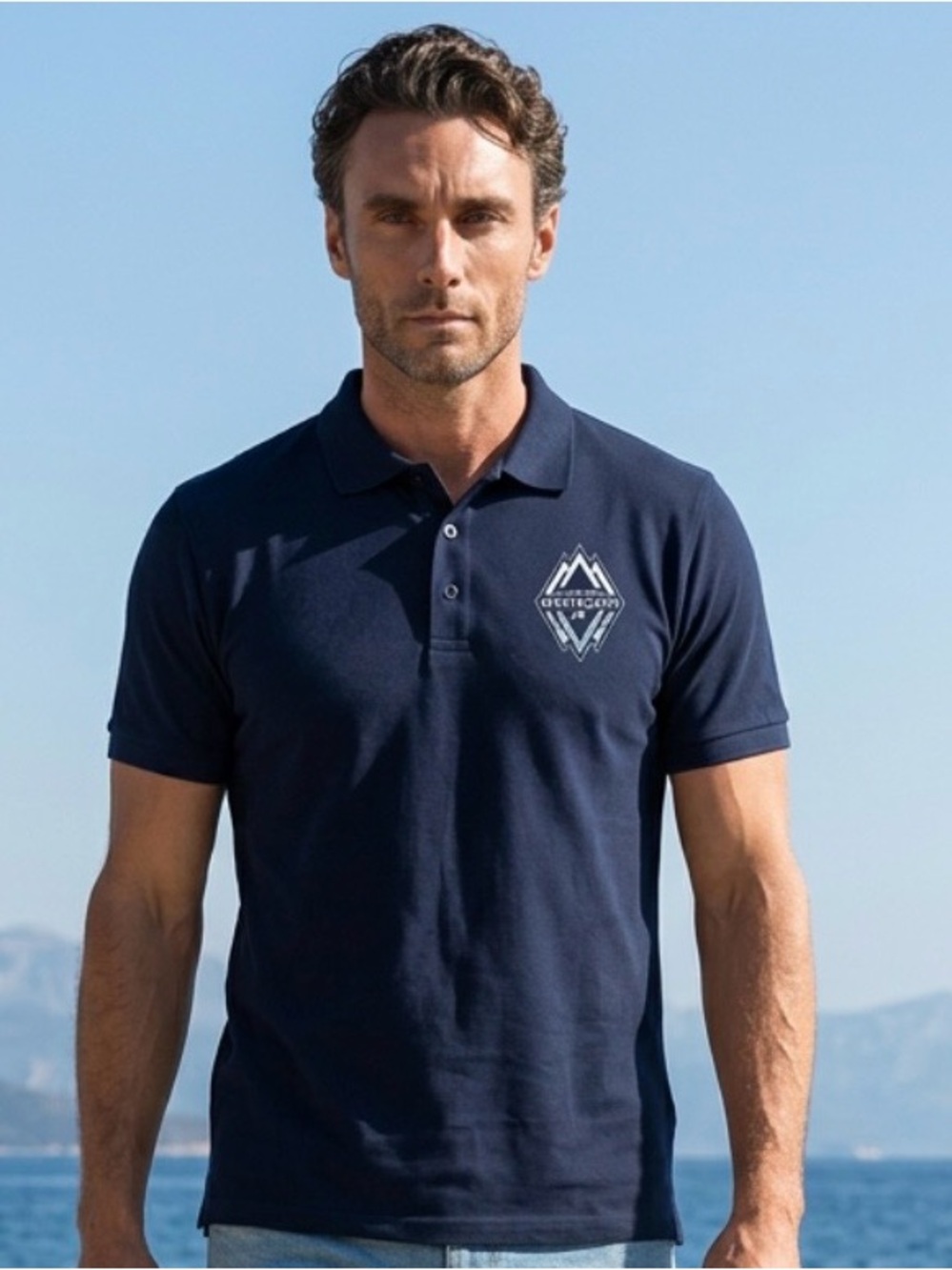 Vancouver Whitecaps MLS Men's Navy Polo Shirt
